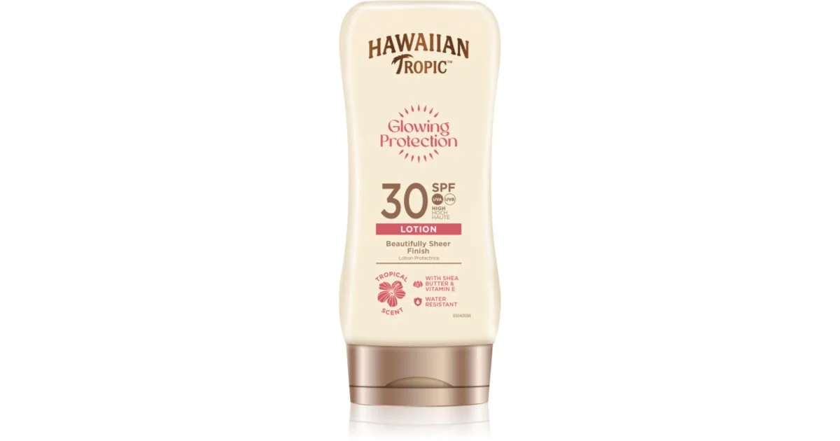 Hawaiian Tropic Satin Protezione Lozione Solare Ultra Radiance Spf30 180ml