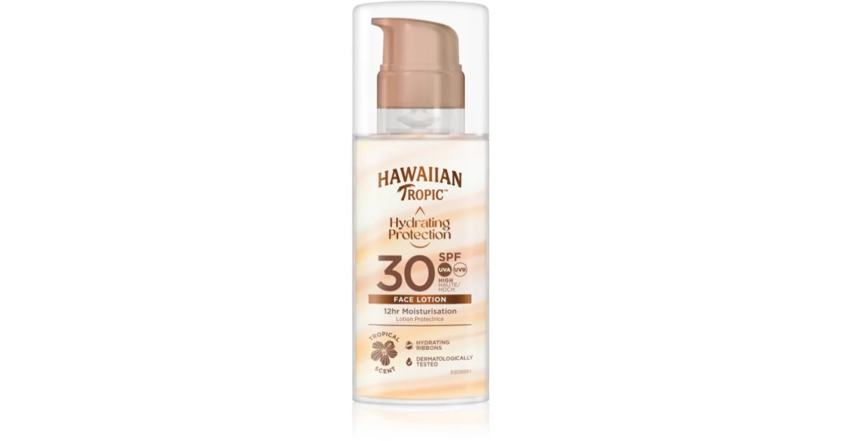 Hawaiian Tropic Silk Lozione Solare Viso idratazione all'Aria Spf30 50ml