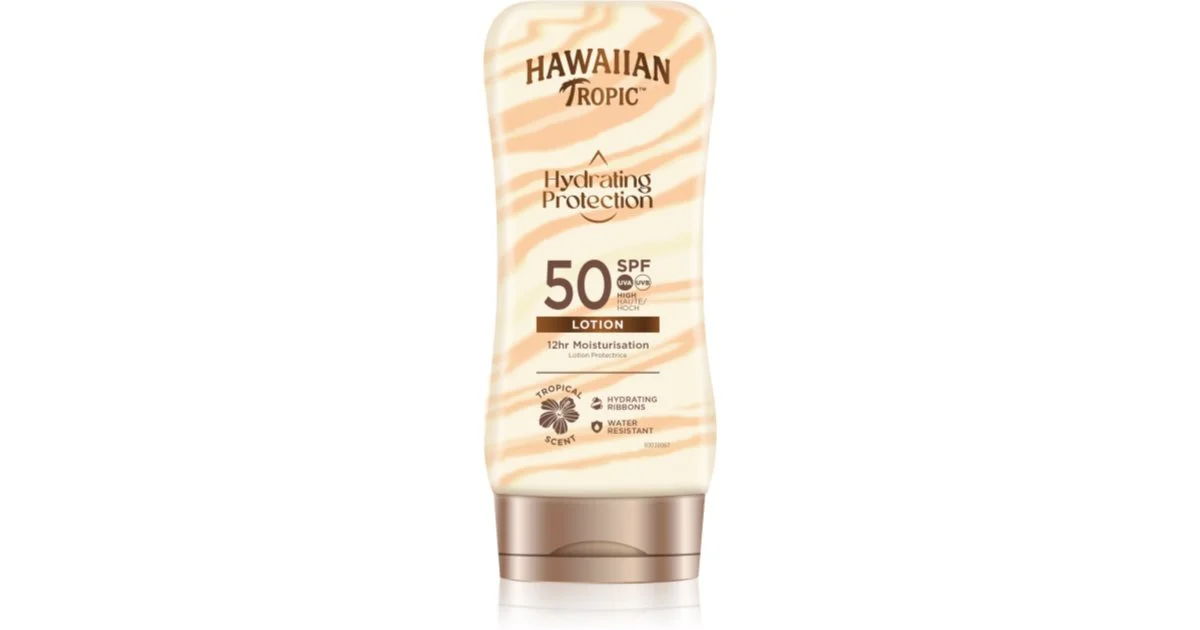 Hawaiian Tropic Hawaian Lozione Seta Spf50 180ml
