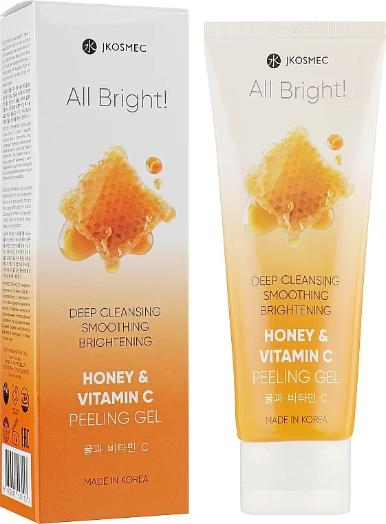 Peeling viso con miele e vitamina C