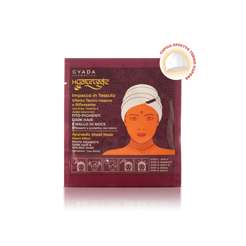 GYADA COSMETICS Hyalurvedic Impacco in Tessuto – Riflessante Dark Hair