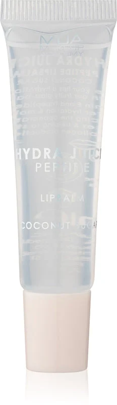 MUA Makeup Academy Hydra-Juice Peptide balsamo idratante labbra per la brillantezza αρώματα Coconut Sugar 10 ml