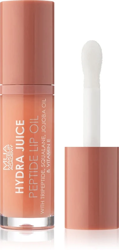 MUA Makeup Academy Hydra-Juice Peptide olio labbra colore Caramel Glaze 7 ml