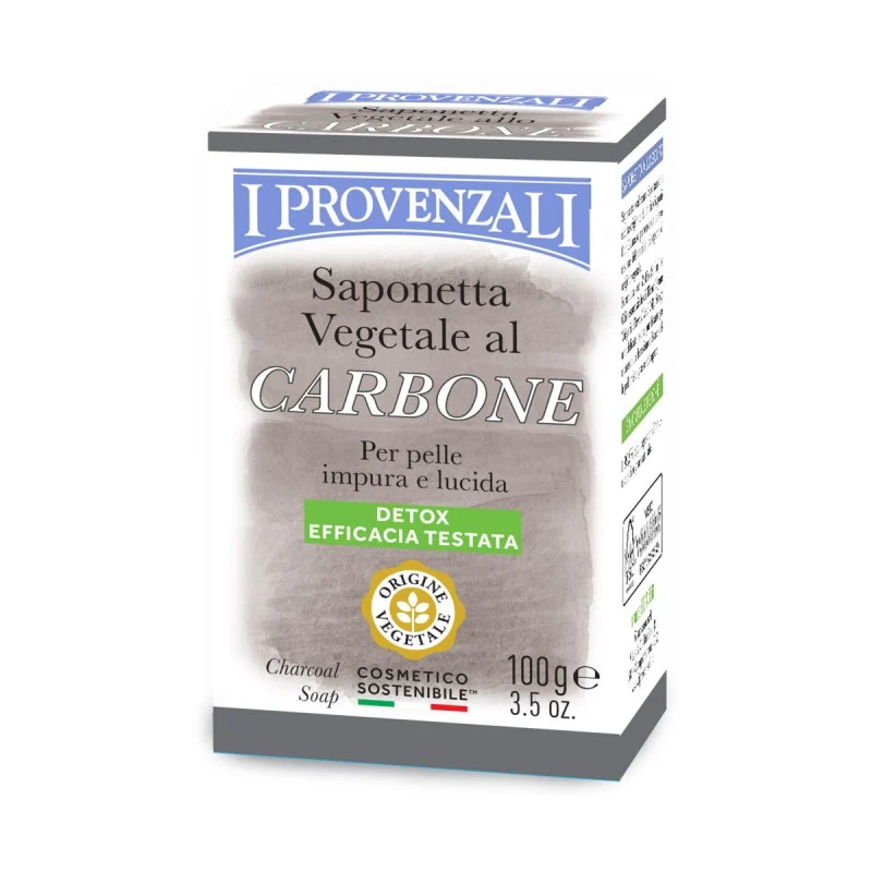 I PROVENZALI Saponetta Vegetale al Carbone