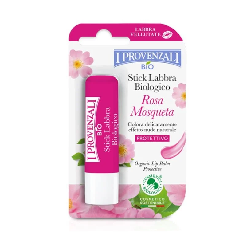 I PROVENZALI Rosa Mosqueta – Stick Labbra Biologico Effetto Nude Naturale