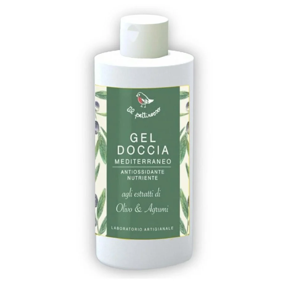 IL PETTIROSSO COSMETICI Gel Doccia Mediterraneo Antiossidante Nutriente