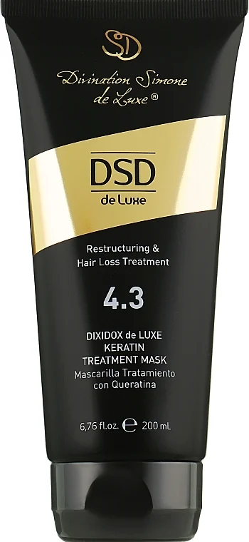 Maschera rivitalizzante con cheratina Dixidox De Luxe No. 4.3