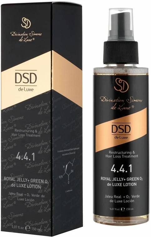 Trattamento capelli a doppia azione Royal Gel + "Ossigeno verde" n. 4.4.1
