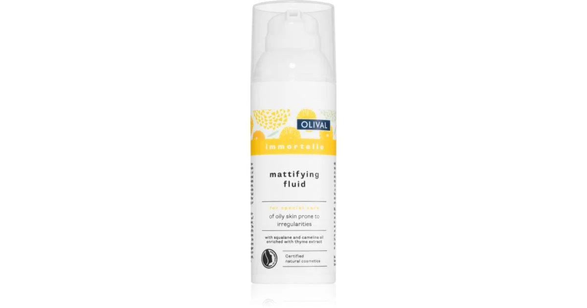 Olival Immortelle Fluido lozione opacizzante per pelli problematiche e grasse 50 ml
