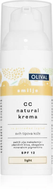 Olival Immortelle Natural CC cream idratante SPF 12 colore Light 50 ml