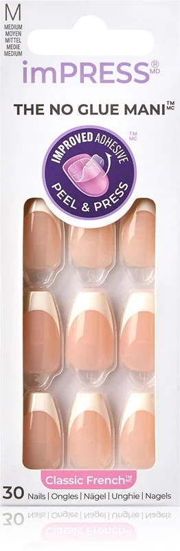 KISS imPRESS The No Glue Mani Unghie finte Ideal 30 pezzi