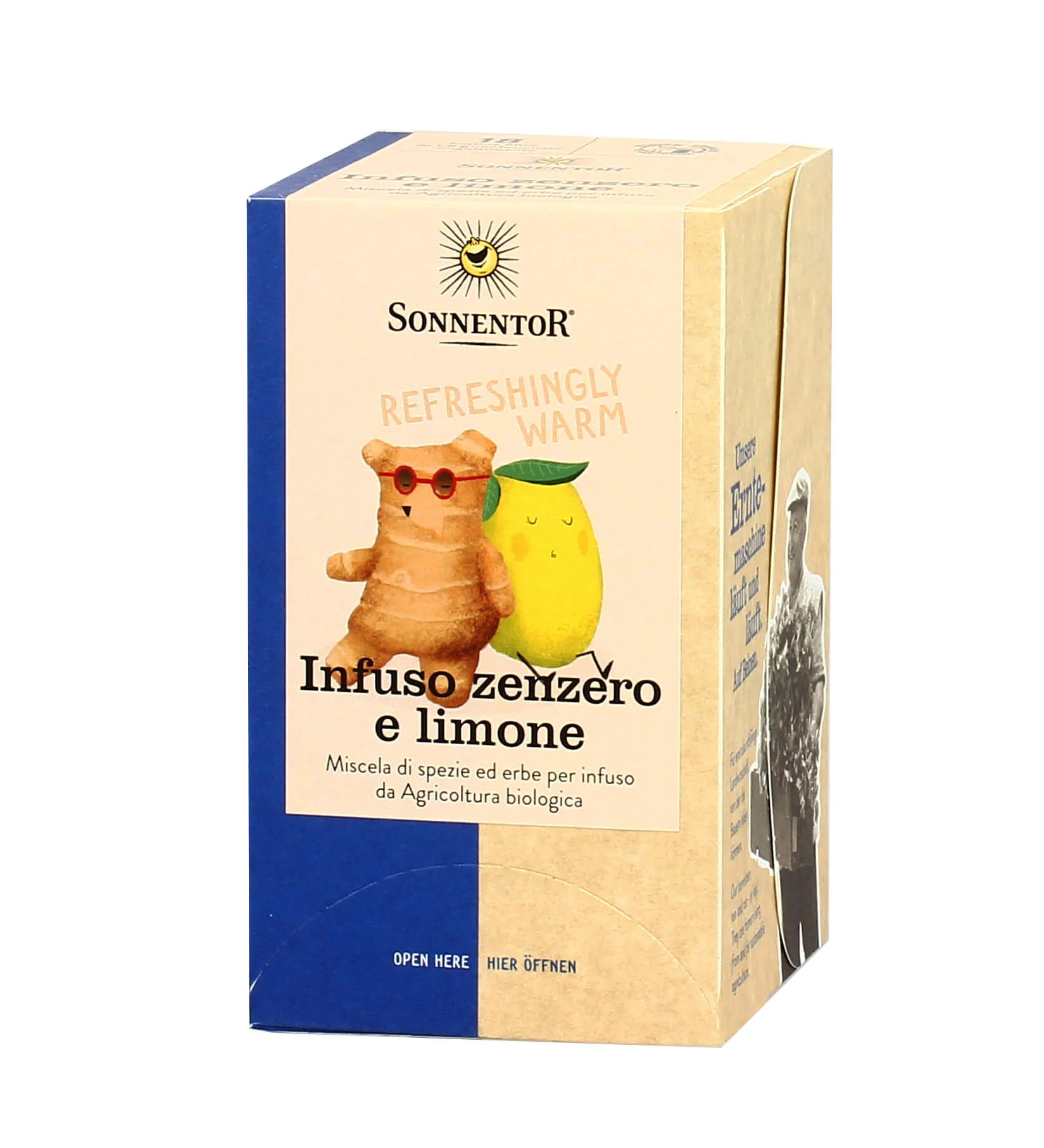 SONNENTOR Infuso Zenzero e Limone