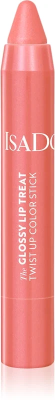 IsaDora Glossy Treat Twist Up Color rossetto idratante colore 09 Beach Peach 3,3 g