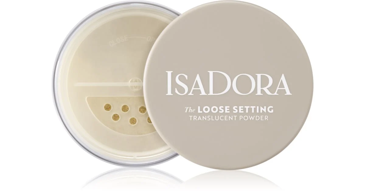 IsaDora cipria trasparente in polvere per un look perfetto colore 00 Translucent 9 g