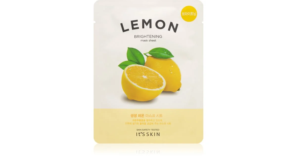 It'S Skin The Fresh Maschera Limone Maschera Viso Illuminante In Tessuto 18 G