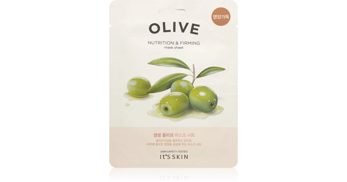 It´s Skin The Fresh maschera viso nutriente in tessuto con estratto di olive 22 g
