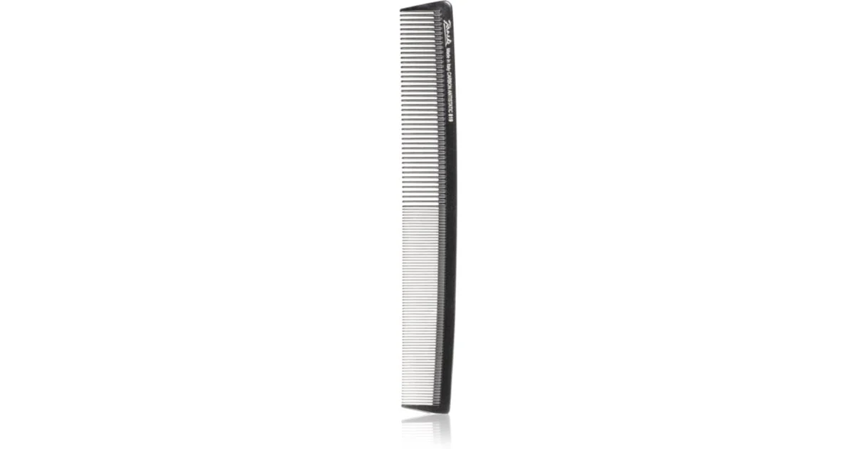 Janeke Carbon Fibre Wide and fine teeth waving pettine per capelli 22,3 cm