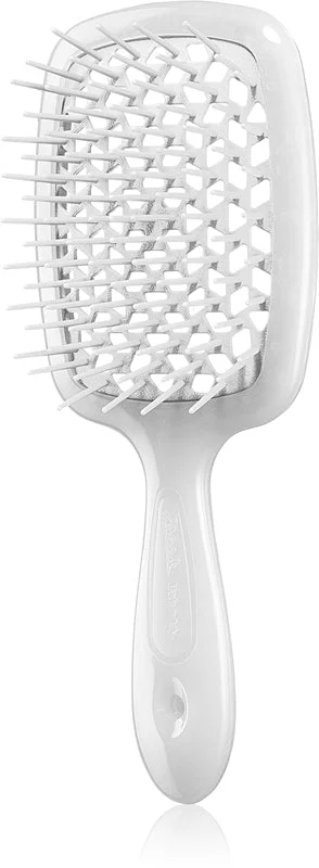 Janeke Superbrush Small piccola spazzola piatta 17,5 x 7 x 3 cm bianca
