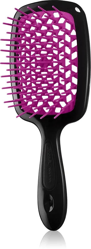Janeke Superbrush Small piccola spazzola piatta 17,5 x 7 x 3 cm nera