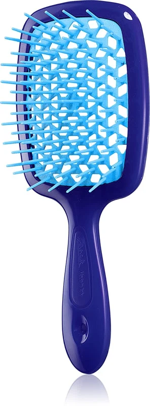 Janeke Superbrush Small piccola spazzola piatta 17,5 x 7 x 3 cm blu