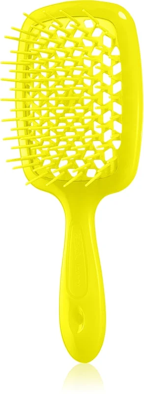 Janeke Superbrush spazzola piatta grande per capelli gialla
