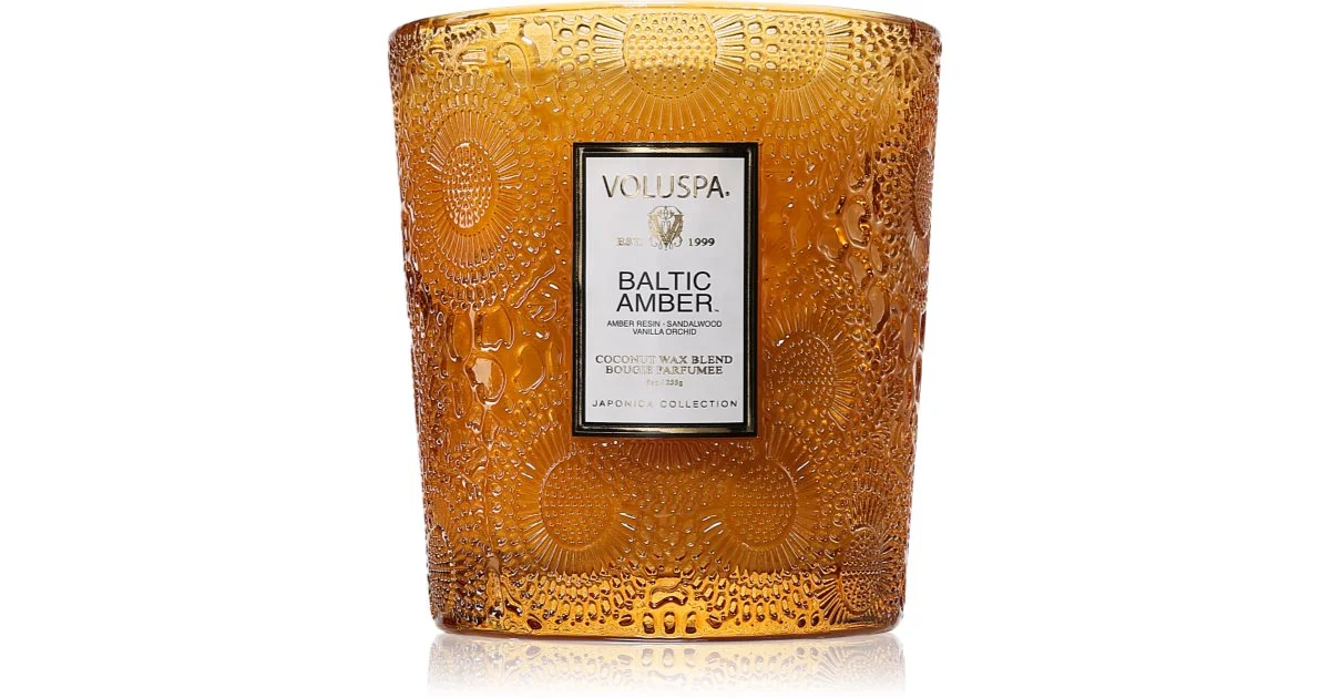 VOLUSPA Japonica Baltic Amber candela profumata 255 g