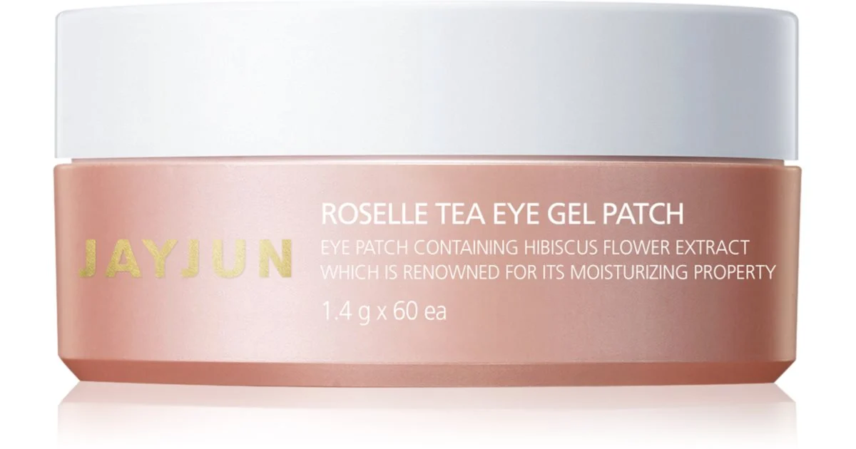 Patch Gel Occhi Jayjun Roselle Tea Maschera Idrogel Contorno Occhi Contro Gonfiori E Occhiaie 60X1,4 G