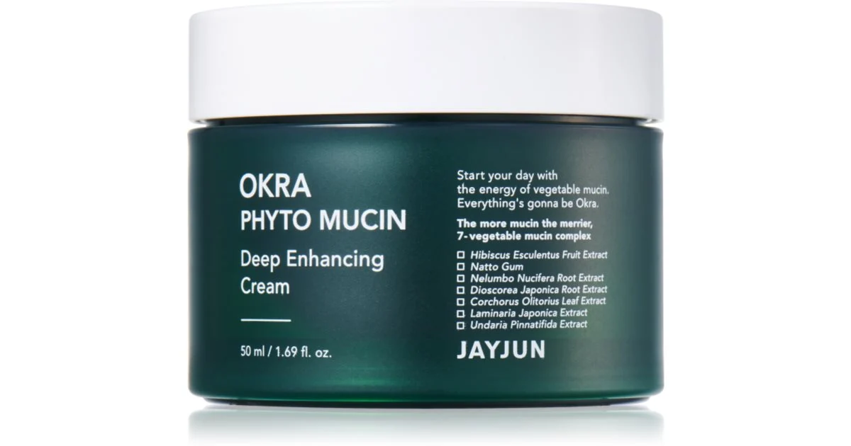 Jayjun Okra Phyto Mucin Crema Idratante Rivitalizzante Viso 50 Ml