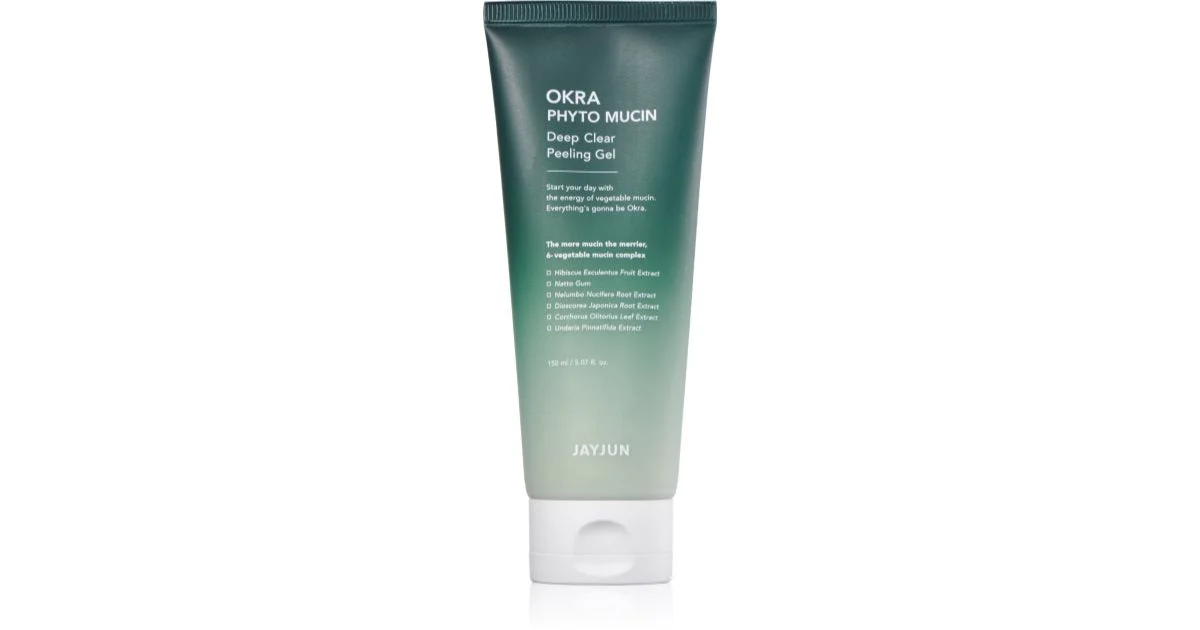 Jayjun Okra Phyto Mucin gel di pulizia profonda effetto scrub 150 ml