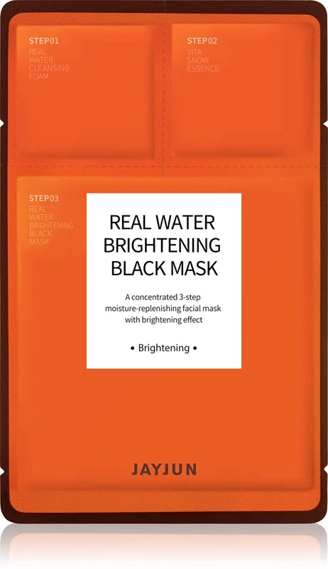 Jayjun Real Water Maschera Viso Idratante In Tessuto Illuminante 1 Pezzo
