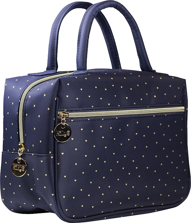 Beauty case con manici "Golden Heart"