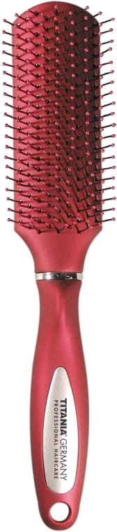Spazzola per capelli massaggio rossa, 24 cm