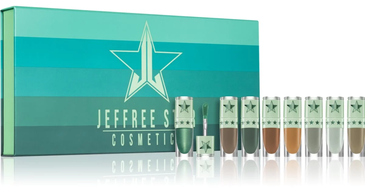 Jeffree Star Cosmetics Velour Set Di Rossetto Liquido Colore Verde