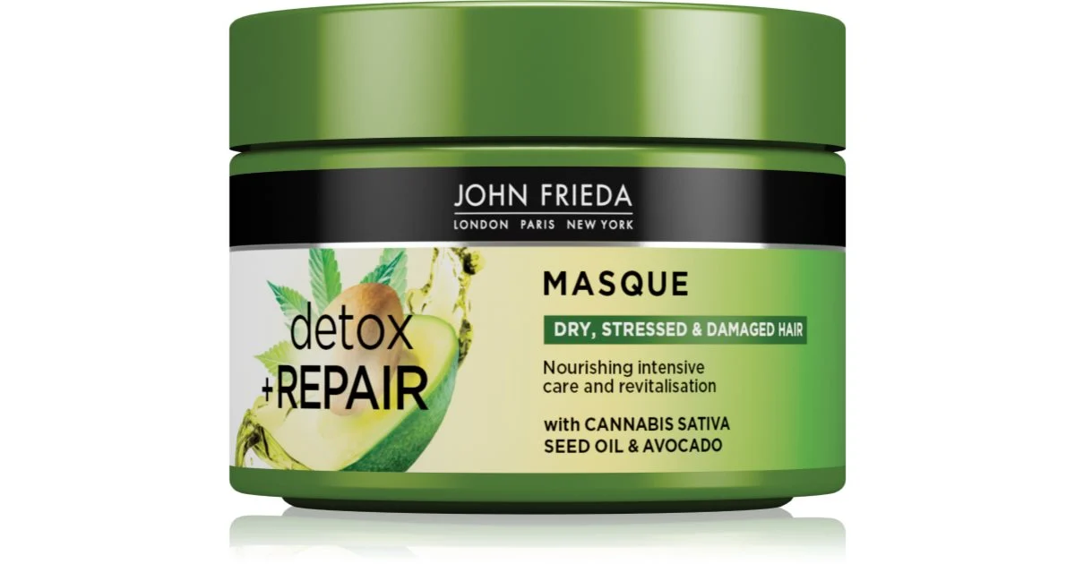 John Frieda Detox & Repair Maschera Detossinante Per Capelli Rovinati 250 Ml