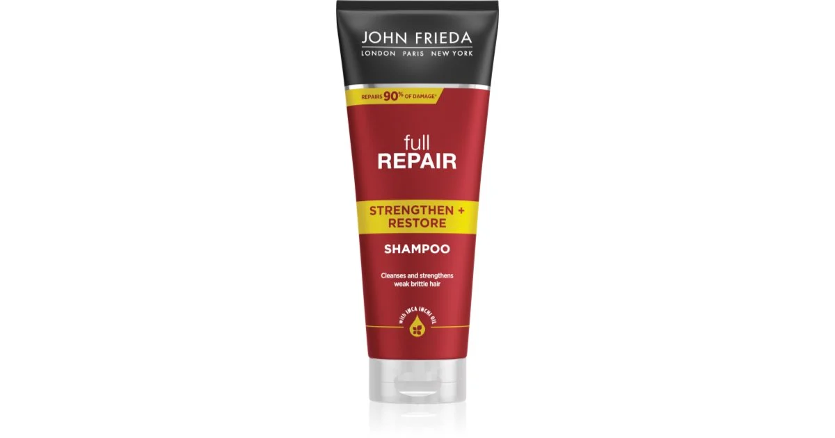 John Frieda Full Repair Rinforza+Ripristina Lo Shampoo Rinforzante Effetto Rigenerante 250 Ml