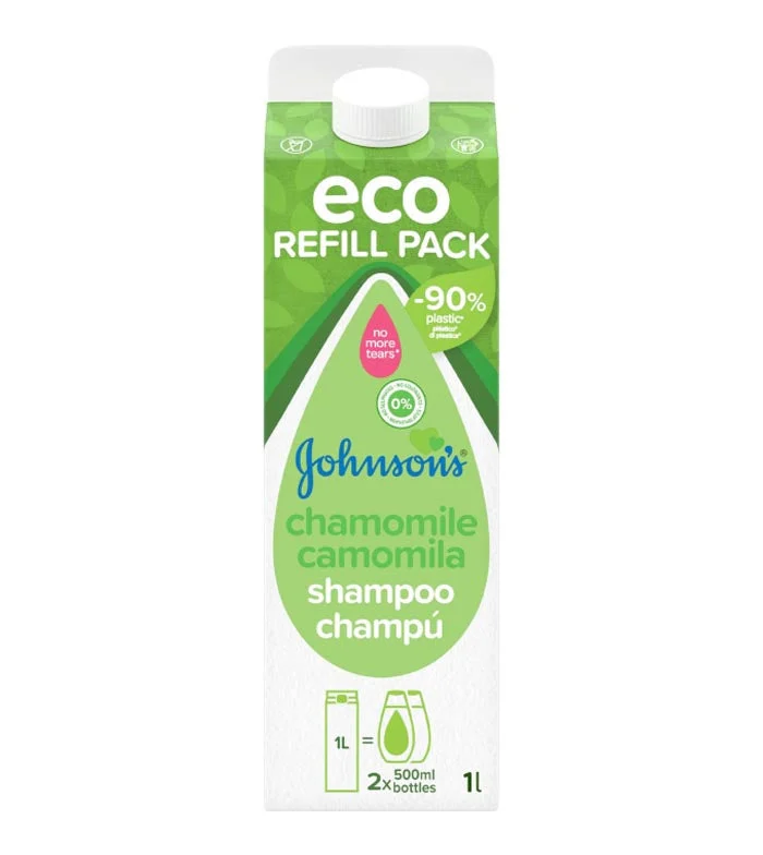 Johnson's Eco ricarica Pack Baby Shampoo Camomila 1000 ml