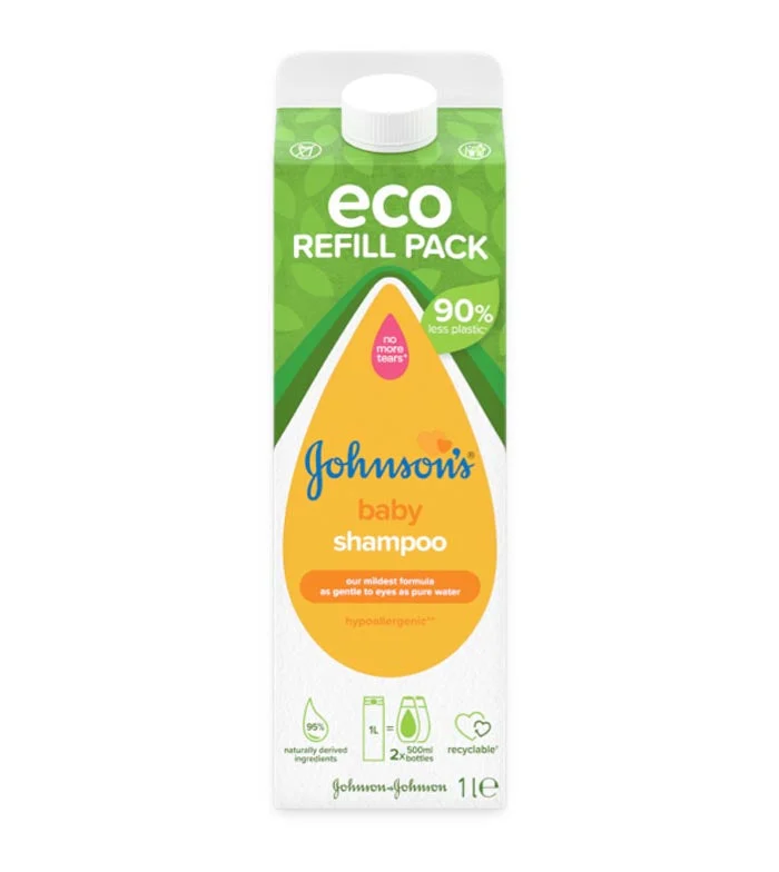 Johnson's Eco ricarica Pack Baby shampoo originale 1000 ml