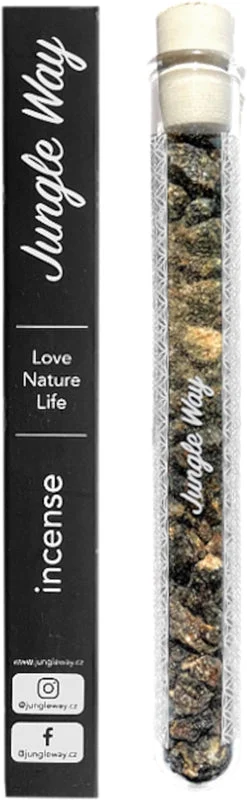 Jungle Way Indian Black Benzoin Opium Sambrani Incenso 15 G