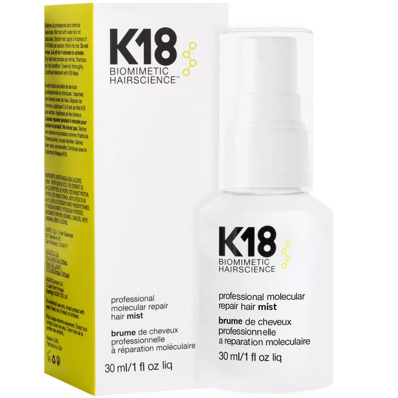 Spray riparatore molecolare per capelli K18 30ml