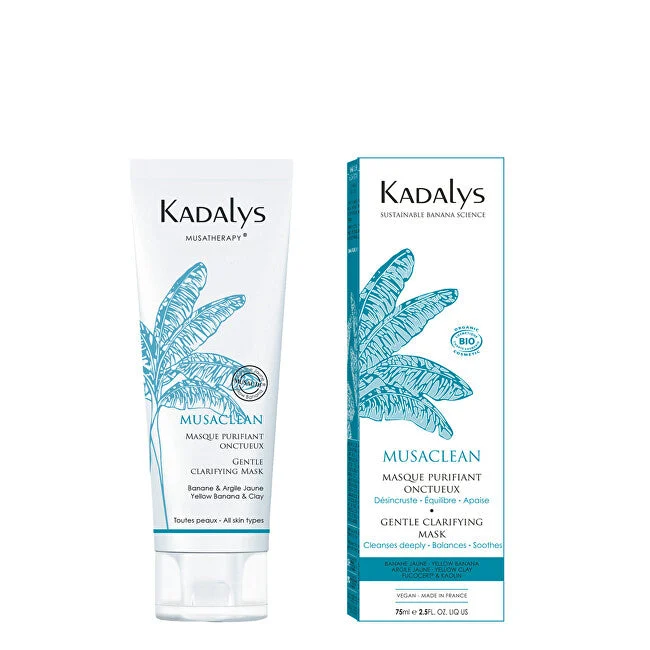 (Maschera Chiarificante Delicata) Maschera con argilla e banana gialla BIO Musaclean (Maschera Chiarificante Delicata) 75 ml