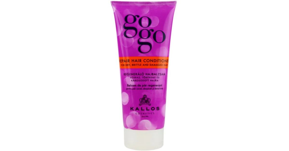 Balsamo riparatore per capelli Kallos GoGo 200 ml