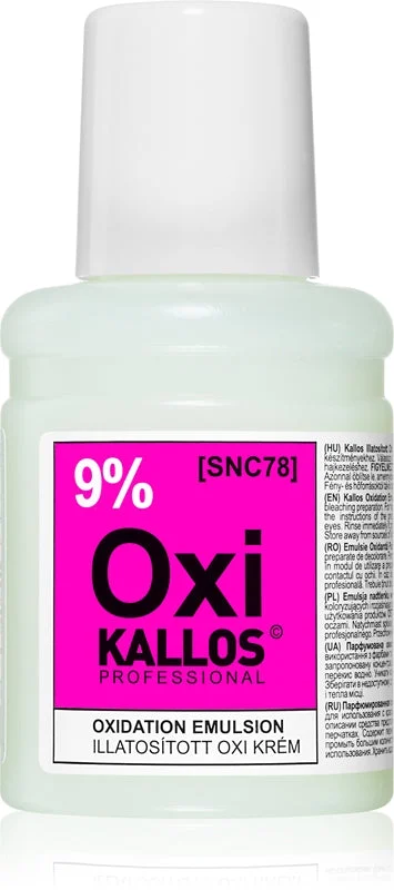 Kallos Oxi Emulsione di ossidazione 9% - Crema perossido - 60ml