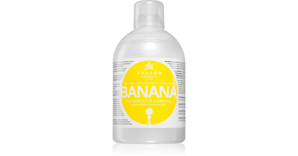 Kallos Shampoo fortificante alla banana 1000 ml