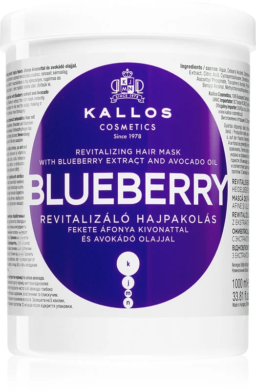 Maschera Capelli Rivitalizzante Mirtillo Kallos 1000 ml