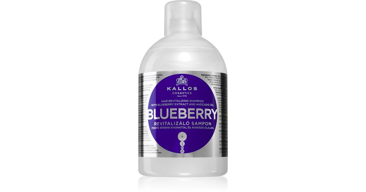 Kallos Shampoo Rivitalizzante Capelli Mirtillo 1000 ml