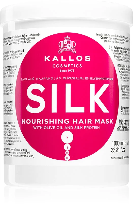 Kallos Kjmn Professional Maschera Per Capelli Secchi E Sensibili 1000 Ml