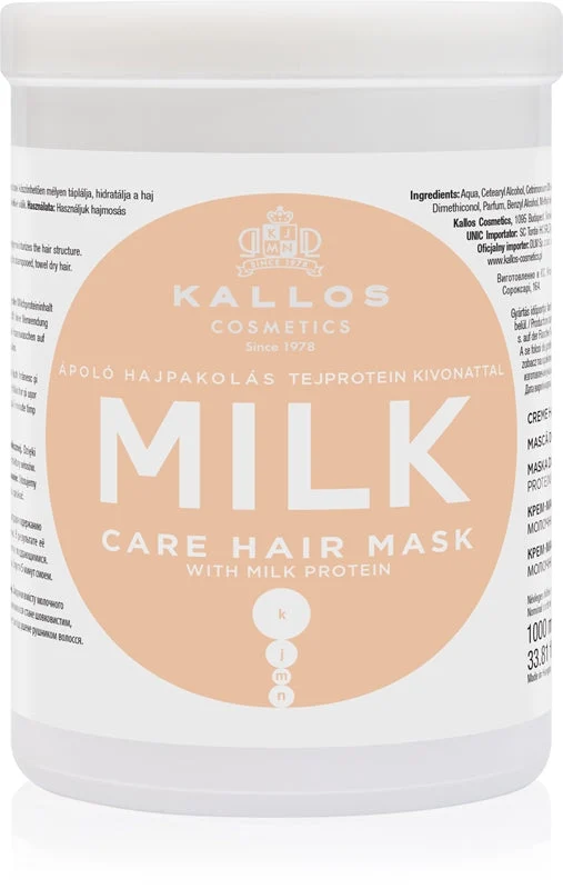 Kallos Milk Maschera capelli 1000 ml