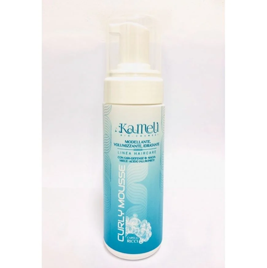KAMELÌ Curly Mousse – Mousse Capelli Ricci Effetto Modellante Volumizzante e Idratante