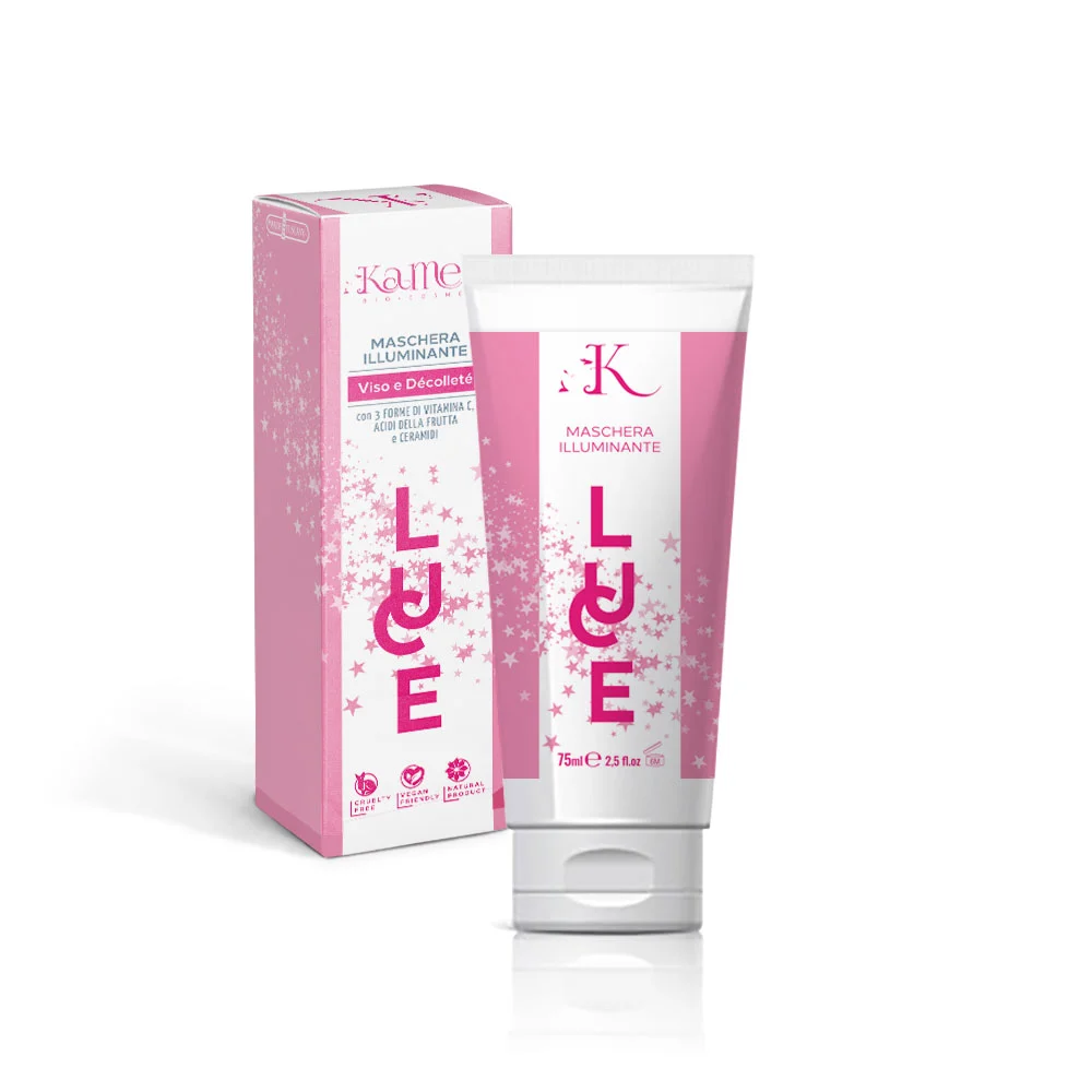 KAMELÌ Luce – Maschera Illuminante Viso e Décolleté