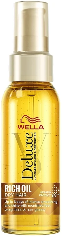 Olio modellante per capelli secchi
